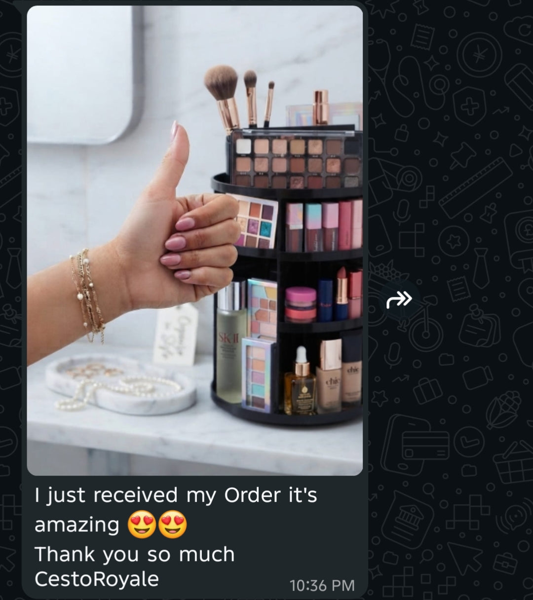 Rolling box for makeup uae