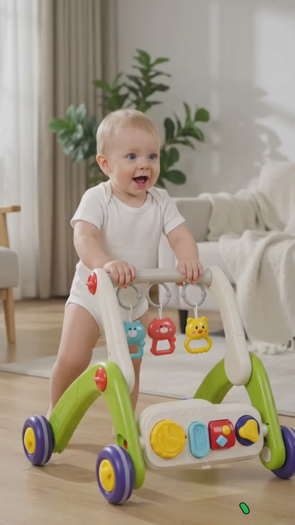 Multifunctional Baby Walker with Music & Lights