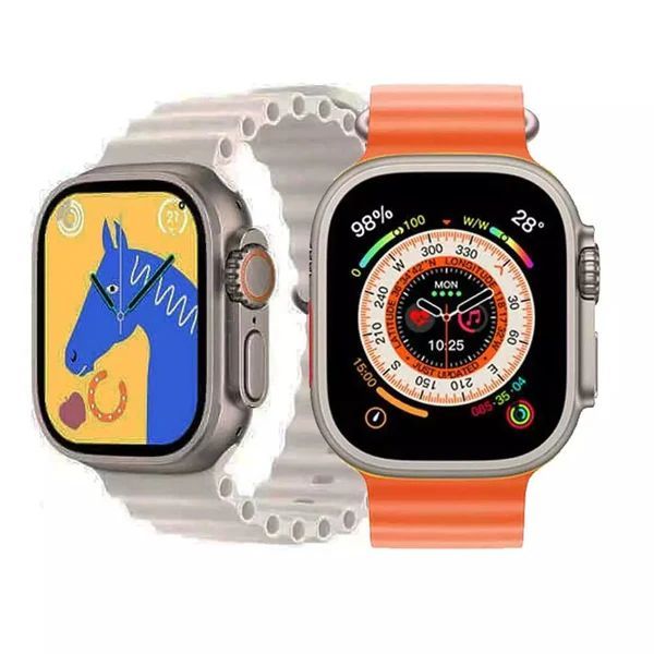 Orange smart watch 