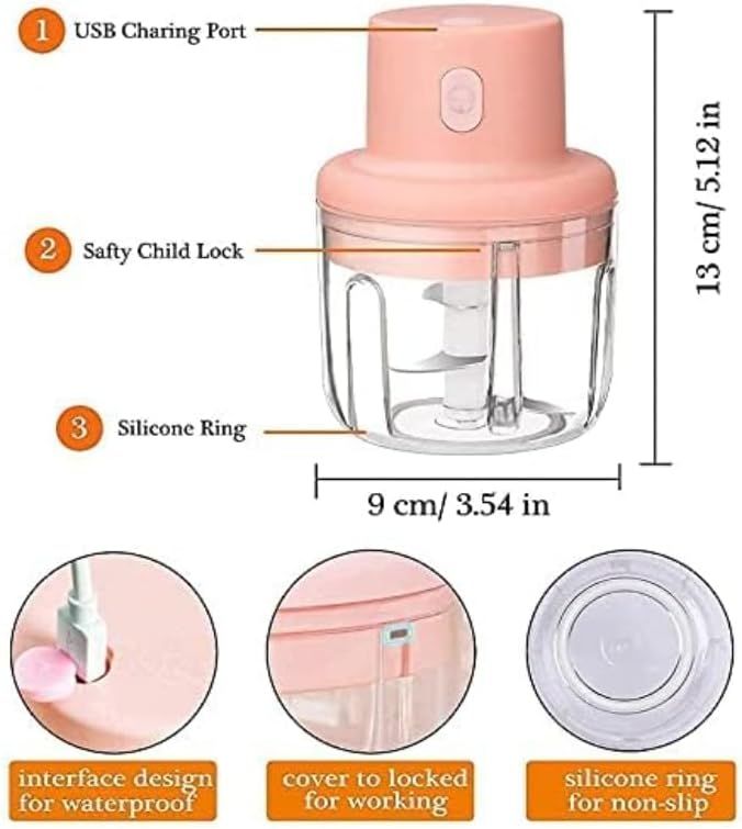 Charging chopper for kitchen 
